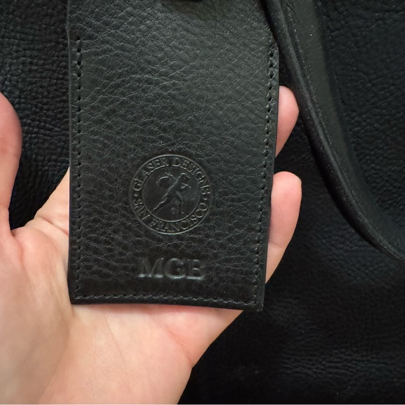 Glaser Designs Large Leather Travel Bag - Picture 9 of 12